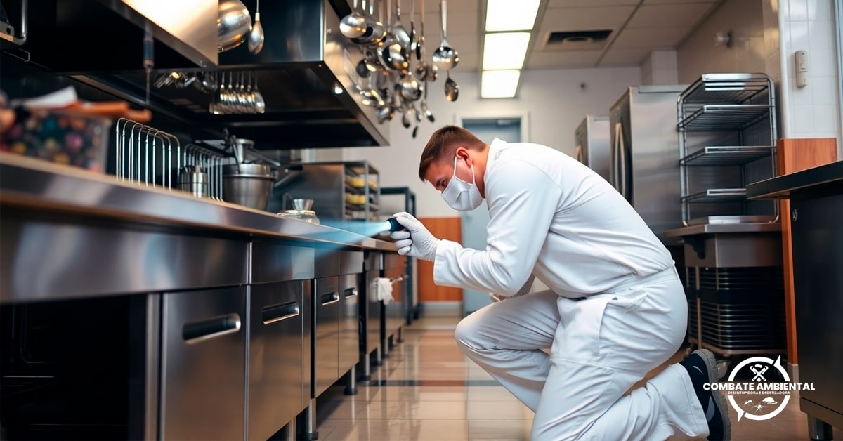 Dedetização para Cozinhas Industriais em Mauá - SP | Profissional de Dedetização para Restaurante